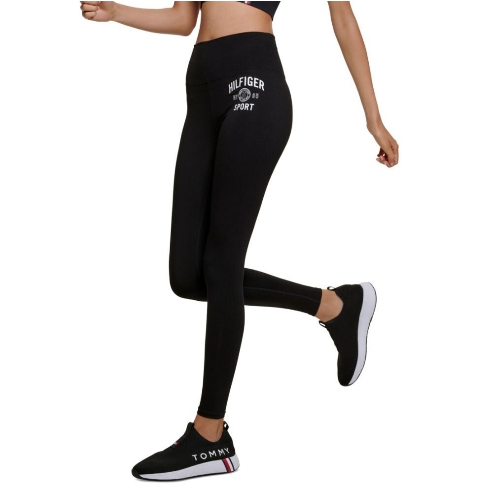 Tommy Hilfiger Womens Foldable Active Jersey Black XS